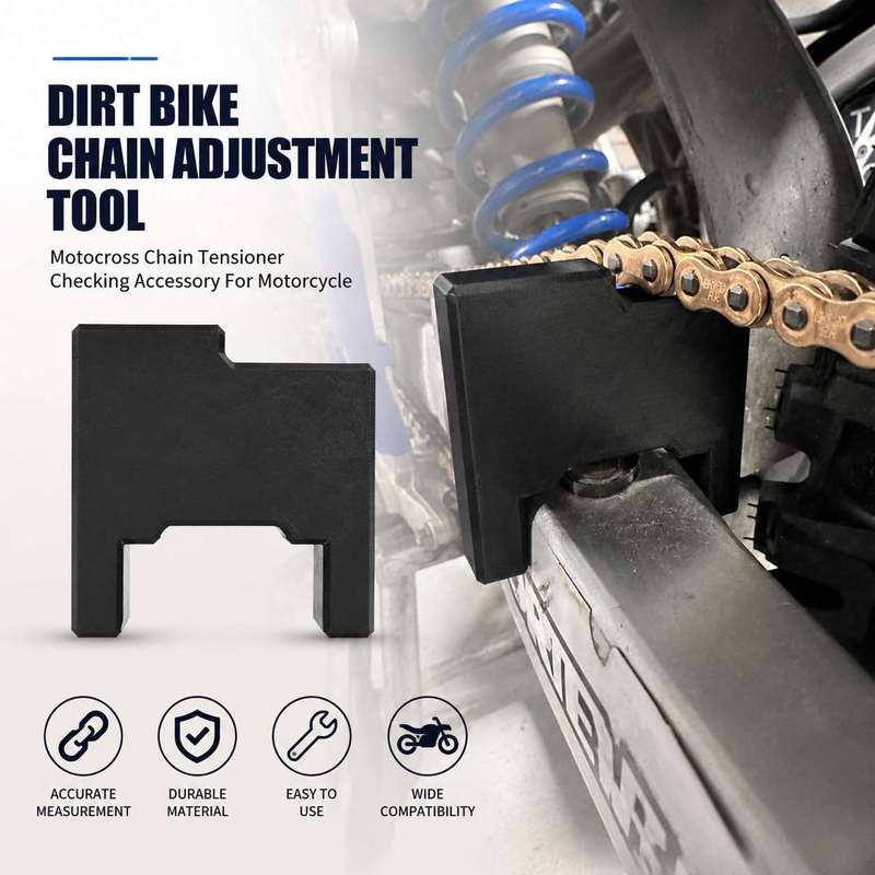 Chain Breaker - Kunststoff-Kettenspanner für Dirtbikes, Motocross-Kettenspanner, Prüfzubehör für