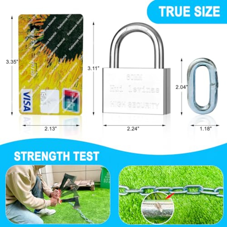 Robuste 39-Zoll-8-mm-Sicherhei – Bike Chain Bewertung und Preis