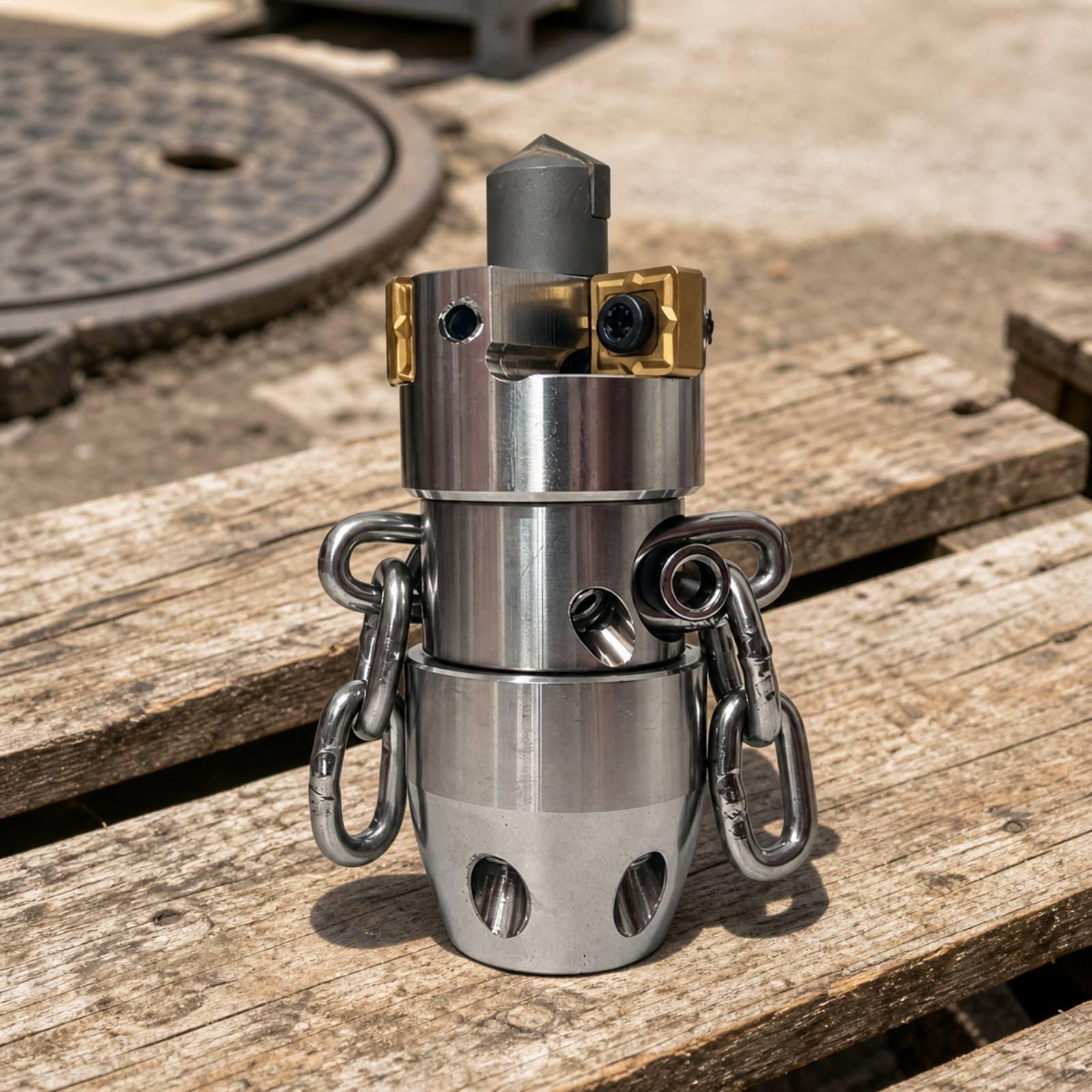 Drehbare Abflussreinigungsdüse – Steel Chain Bewertung und Preis