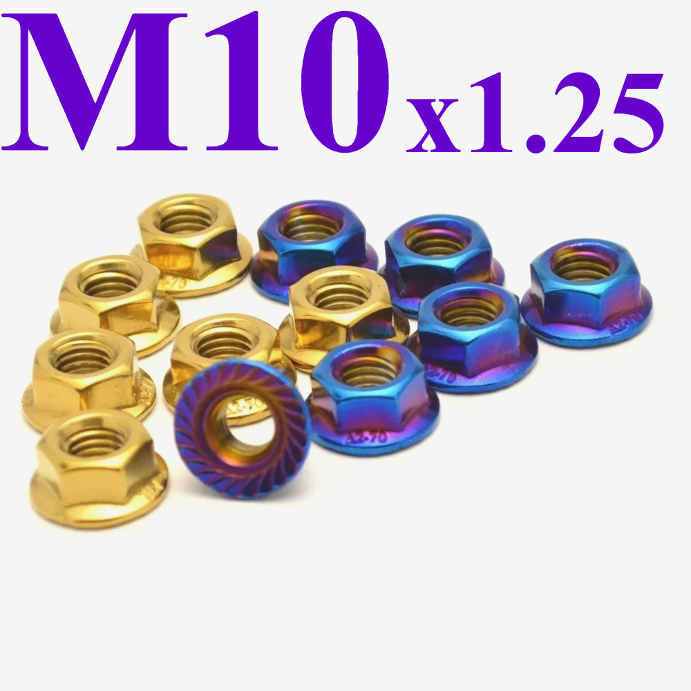 6 Stück M10 x 1,25 Kettenradmu – Sprocket Bewertung und Preis