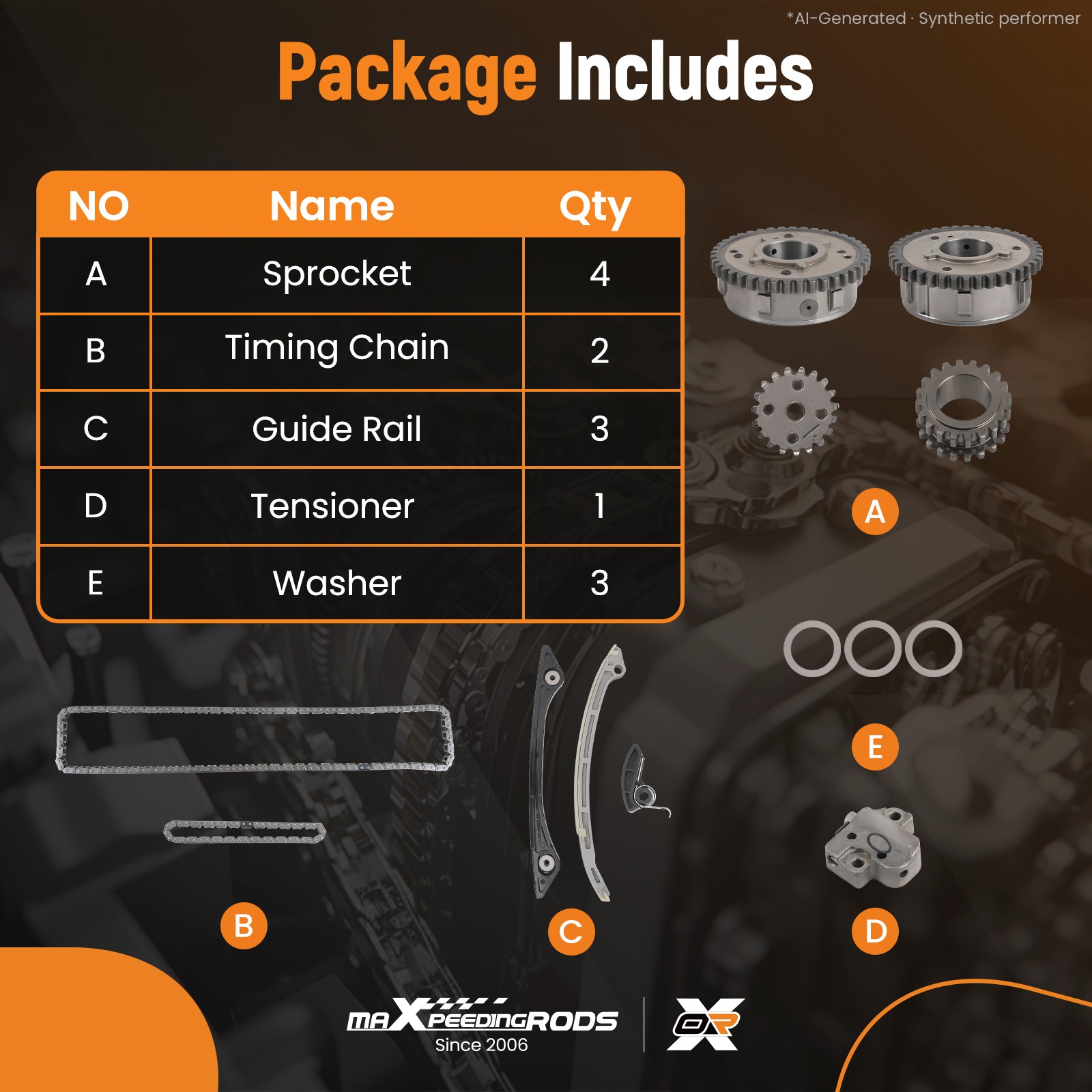 Steuerketten-Set & VVT-Zahnrad – Chain Sprocket Set Bewertung und Preis