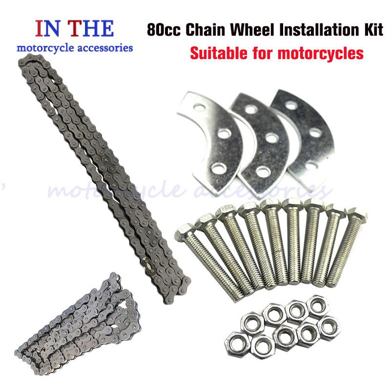 Für 49cc 50cc 66cc 80cc 415 Ke – Sprocket Chain Bewertung und Preis